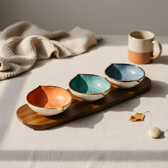 Nuts Bowl Set - 3 Pcs